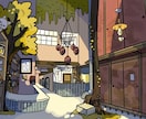 かわいいデフォルメ背景イラストを制作します Webページ・配信・ゲーム・TRPG・サムネ・待機画面など イメージ1
