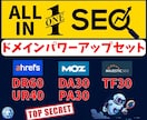 オールインワンSEO！ドメインパワーアップします DR60/UR40/DA30/TF30に上げます！ イメージ1