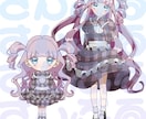 サンプルの様な可愛い女の子のイラストを制作致します ♡SNS使用、商標利用OK！お気軽にお問い合わせください⟡ イメージ2