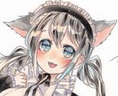 アナログアイコンイラスト描きます SNSなどのアイコンにどうぞ♪リクエストアイコンを描きます！ イメージ1