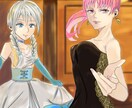 美しい男女のイラストを厚塗りで提供します 優しい雰囲気からダークな雰囲気までややリアル寄りで描きます！ イメージ6