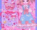全身イラスト、かきます キラふわ・ポップファンシーな男の子女の子！ イメージ3
