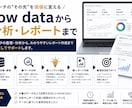 row dataから分析・レポートまでます データ分析からレポート作成まで丸ごと対応！ イメージ1