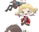 頭でっかちなミニキャラ、描きます ポップなアイコンからアクキー等グッズの原画にも！ イメージ3