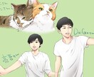 似顔絵描かせて頂きます カラー、トーンも可能です。心を込めて イメージ1