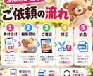ショート動画を見やすく編集します 素材を送るだけ！字幕・BGM・編集までまとめて対応 イメージ3