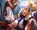 アニメ塗りのアイコン、一枚絵イラスト制作します 老若男女、可愛い、かっこいい、筋肉質から動物も描けます！ イメージ2