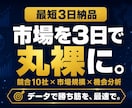 市場調査と競合分析レポートを作成します 新規事業や戦略立案を加速させます イメージ1