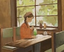 絵本のような背景有りイラスト描きます 配信用の背景・サムネイル画像に！ イメージ9