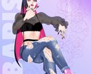 挿絵やアイコン、キャラデザ制作致します 動画用サムネ、ヘッダー、MV静止イラストもOK！ イメージ2