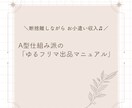 A型仕組み派「ゆるフリマ出品マニュアル」教えます 初心者さんでも安心♪　教材PDF＋1ヶ月相談サポート イメージ2