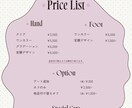 お店のイメージに合うおしゃれなメニュー表作成します シンプル／キャッチー／韓国風／サロンやカフェなど♪ イメージ4