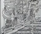 ペン画がお好きな方にオリジナルペン画を描きます オリジナルなので世界に1つしかない絵をお届けします イメージ1