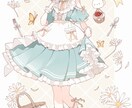 キュートな女の子描きます アイコンから一枚絵まで用途に合わせて描きます イメージ4