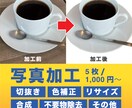 写真加工、背景切り抜き承ります 大変な写真加工のお手伝いをさせてください！ イメージ1