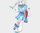 魅力的なかわいい女の子を描きます ゆるふわな雰囲気のイラストが得意です イメージ4