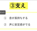 初心者必見！【③支え】のボイトレレッスンを致します アイドル事務所専属トレーナーが「明るく」「楽しく」レッスン♪ イメージ3
