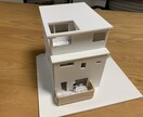 住宅の模型を作成いたします 1/50.1/100サイズのホワイト模型作成 イメージ3