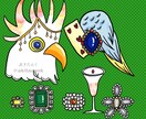 毒と可愛さMIXの魅力的なイラストをお描きします 男性/女性/動物/植物/不思議な生き物など　承ります！ イメージ2