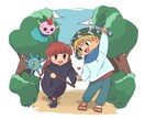 安くて早い！良いクオリティーを提供します 可愛いゆるめのアイコンを描きます！ イメージ2