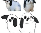 うさぎのイラスト描きます SNSアイコンなどにご使用ください♩ イメージ8