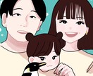 家族やペットと一緒に！イラスト描きます 先生への寄せ書きにもおすすめ！ イメージ7