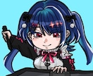 SNS・配信用イラストを制作します ゴシック・かっこかわいいキャラクターが得意です！ イメージ2