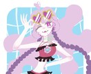 個性的で目に留まるイラスト描きます SNSのアイコンや配信用イラストなど、デジタルで描きあげﾏｽ イメージ1