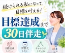 目標達成・習慣化に伴走します 続かないを卒業！仕組みと思考を整え行動できる私へ【３０日間】 イメージ1