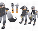 キャラクターデザイン・衣装デザイン作成します 他クリエイター様にご依頼するときの資料にも！ イメージ7