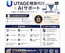 数組限定プラン！AIでUTAGE構築を時短します AI駆動！情報整理から実装、移行、連携まで任せられる代行です イメージ1