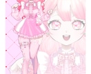 VTuber様向けキラキラ可愛い1枚絵を制作します 商用利用込み！キラキラ可愛いイラストを最短2日でお手元に！ イメージ7