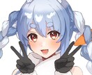 ラフ・色ラフ2案！高品質で目を惹くイラスト描きます アイコン/Vtuber/キャス画/配信イラスト/挿絵等に！ イメージ2