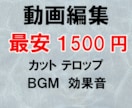 最安で動画編集します サムネイルの作成などもやっております　お気軽にご連絡下さい！ イメージ1
