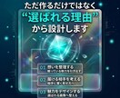 埋もれるサービスから卒業する画像を制作します 良いサービスを〝選ばれる〟魅せ方へ整えます イメージ3