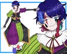 TRPGで使う立ち絵をお描きします 配信や動画などにもどうぞ！デザインの一任もお任せください。 イメージ2
