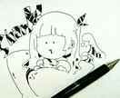 もぐもぐイラスト描きます ＼ゆるかわいい◎ぷちっと似顔絵／ イメージ2