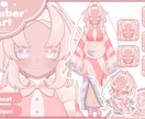 可愛いVtuberキャラクターを制作します 1年後もアップデート対応｜成長するVtuberモデル制作 イメージ7