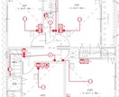戸建住宅の電気図面作成します 建売、注文住宅 作成実績あり(JwCAD) イメージ1