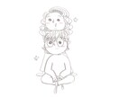 ゆるかわ似顔絵描きます ゆるく可愛い似顔絵描きます！アイコンにピッタリ！ イメージ1