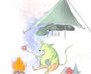 ふしぎなあたたかさと面白みのある挿絵お描きします 文字や詩など、その世界観にそっと寄り添えますように。 イメージ3