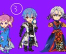 鮮やかなイラスト描きます アイコン、一枚絵、サムネイル等、推しへのプレゼントに！ イメージ4