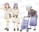 マダミス・TPRG用の立ち絵を作成します テスプ参加も可！秘匿も反映できる個性的な立ち絵を作成します イメージ3