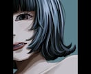 印象に残る魅力的なアイコン・イラスト描きます 大人っぽい！SNSや配信活動で覚えられやすい！背景や1枚絵◎ イメージ1