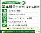 WordPressの原因を特定し復旧します 悪化を防ぐ順番で復旧を進めます イメージ6