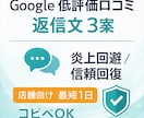 Google低評価口コミの返信文3案作りますます 炎上回避＆信頼回復につながる3案 イメージ1
