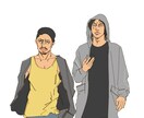 あなたを漫画タッチの似顔絵を作成します 簡単に漫画キャラクターなれる！ イメージ4
