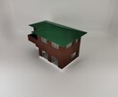 3Dプリンタで住宅のカラー外観建築模型を作成します 3Dプリンタならではのスピード感、仕上がりをお届けします イメージ2