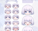 デフォルメお顔イラスト ❀ 制作いたします ✿ SDお顔だけのイラストはこちらで受付しております  ✿ イメージ5