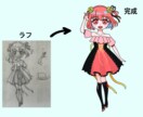 ポップなデフォルメ立ち絵描きます Adobe Illustratorで描いております。 イメージ2